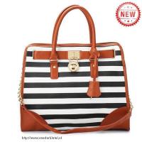 michael kors striped lock groot zwart bakken Outlet Almere Stad cuima472